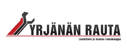 Yrjänän rauta -logo. Rautakauppa Pyhäjoella