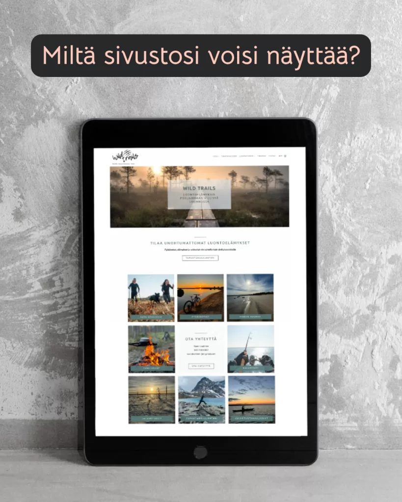 Referenssi: wildtrails.fi Referenssi: wildtrails.fi