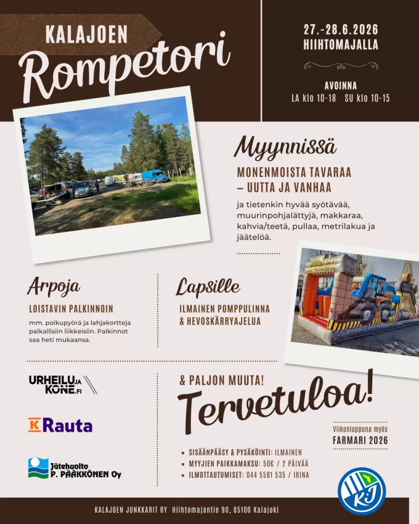 Kalajoen Rompetorin juliste